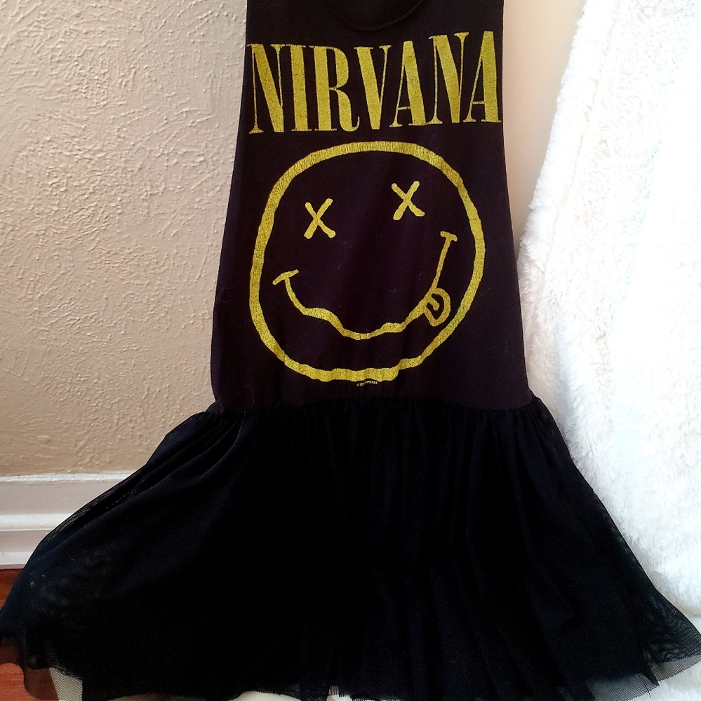 NIRVANA BLACK RACERBACK TUTU SZ S